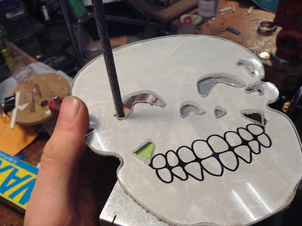 Tidying it up with a round file