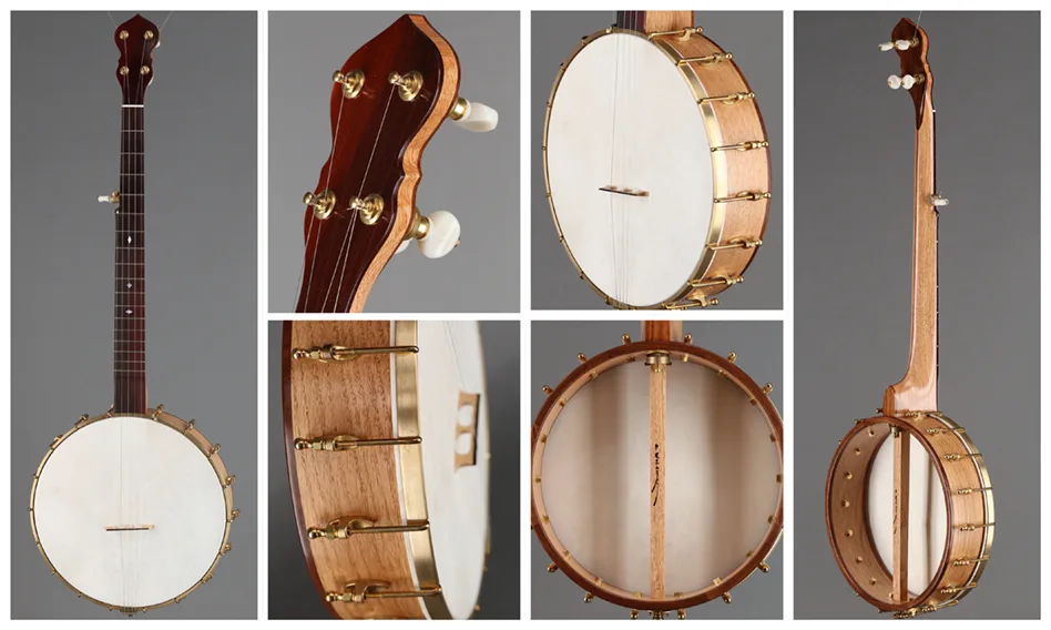Waldman 12 inch Oak Banjo