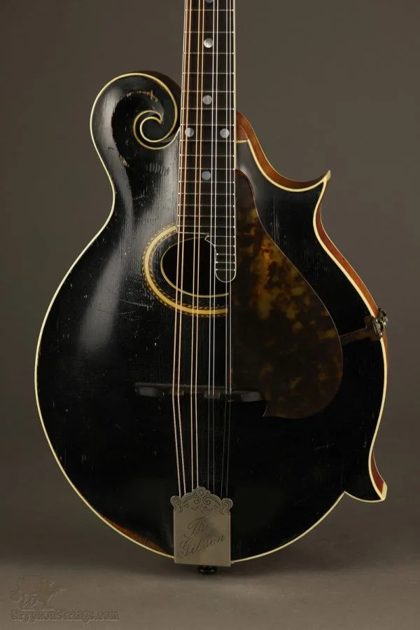 1913 Gibson F-4 Blacktop Mandolin – Used