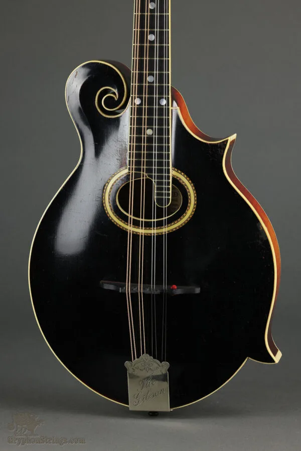 1920 Gibson F-4 Black Top Mandolin-Used