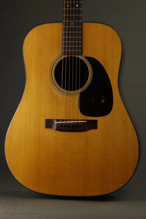 1953 Martin D-18 Steel String Acoustic Guitar Used