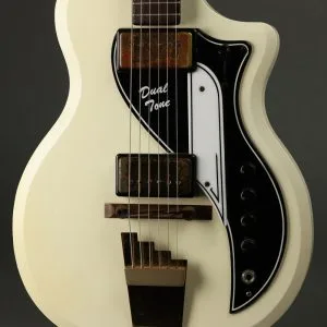 1958 Supro Dual Tone Electric Guitar Used