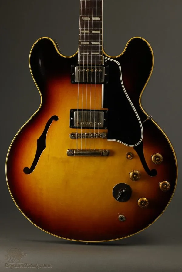1960 Gibson ES-345TDSV Semi-Hollow Electric Guitar Used