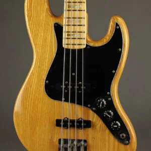1979 Fender Jazz Bass Natural Electric Bass-Used