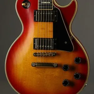 1998 Gibson Les Paul Custom Sunburst Solid Body Electric Guitar Used