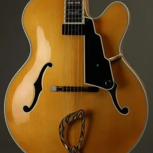 2000 Guild Benedetto Signature Artist Award Blonde Arch Top Guitar Used