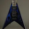 2000 Jackson King V KV2 Blue Ghost Flames Electric Guitar – Used