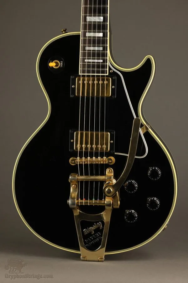 2002 Gibson Custom Shop ’57 Les Paul Custom Electric Guitar Used