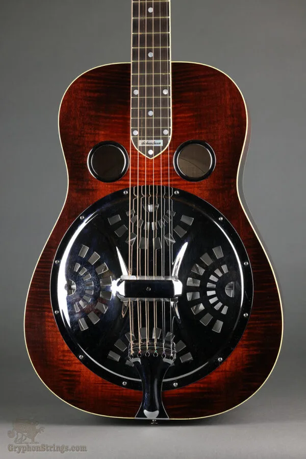 2004 Scheerhorn L-Body Figured Maple Resonator Guitar – Used