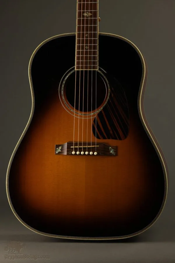 2013 Gibson J-45 Custom Koa Steel String Acoustic Guitar Used