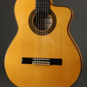 2014 Cordoba 55FCE Nylon String Acoustic Guitar Used