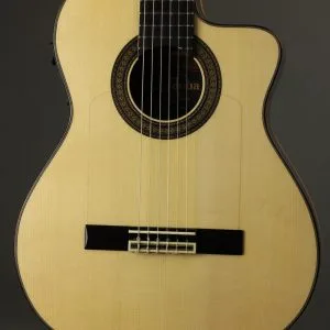 2015 Cordoba LE 55FCE Negra Nylon String Acoustic Guitar Used