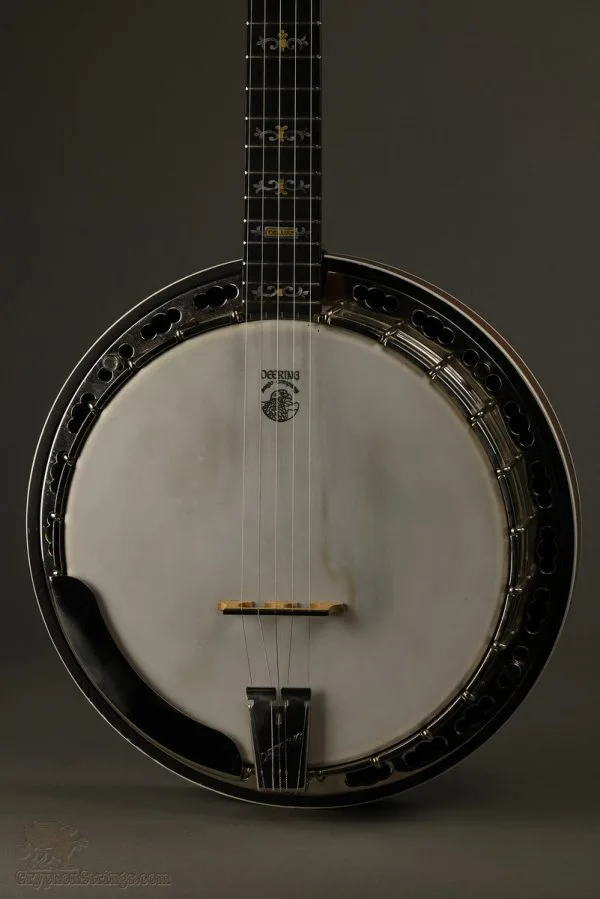 2015 Deering Deluxe Mahogany 5-String Banjo Used