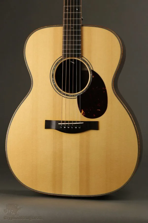 2015 Santa Cruz Guitar Company OM Grand Custom Brazilian/Moon Spruce String Acoustic Guitar Used