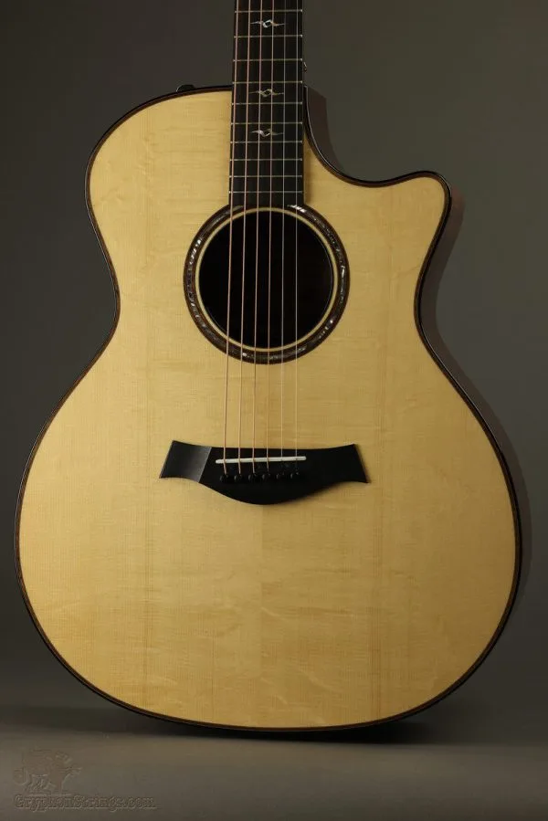 2020 Taylor Custom GA Quilted Sapele Acoustic Electric Guitar Used