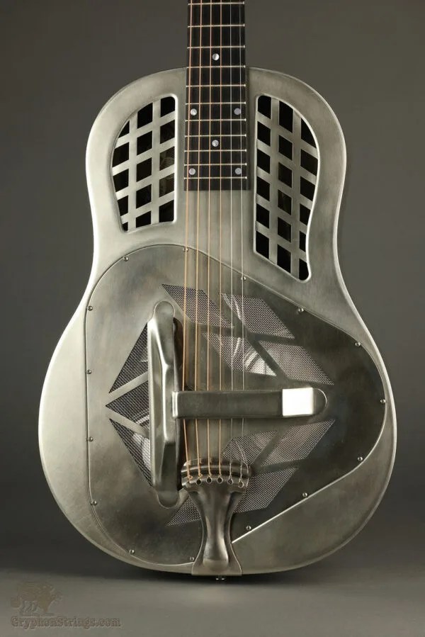 2021 National Reso-Phonic Tricone Raw Resonator Guitar – Used