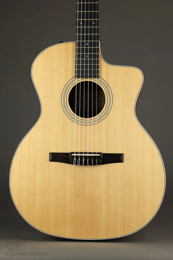 2021 Taylor 214ce-N Nylon String Acoustic Electric Guitar – Used