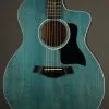 2023 Taylor 214ce DLX Transparent Blue LTD Acoustic Electric Guitar – Used