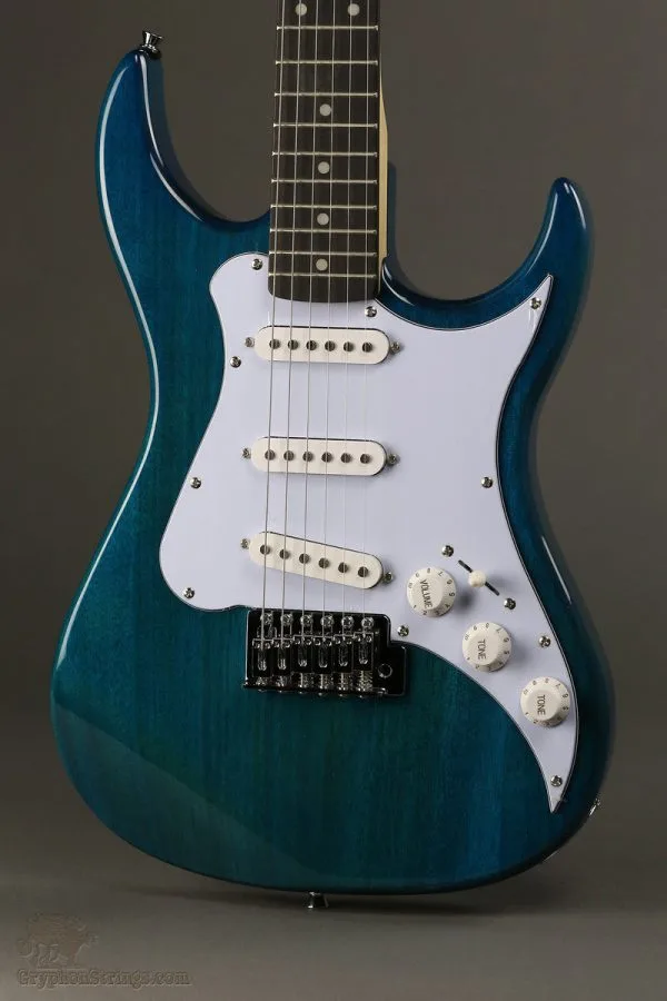 AXL Headliner Double Cutaway 3/4 Size Electric Guitar, Blue New