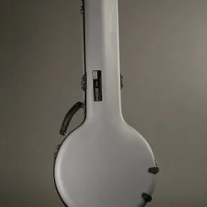 Calton 5 String Resonator Banjo (RB-250) Case, Gray with Silver Interior New