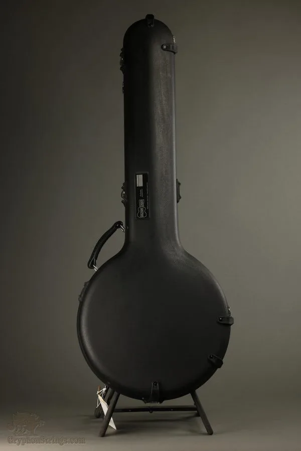 Calton Cases Banjo Case, Resonator, Black Exterior, Green Interior New