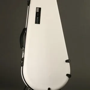 Calton Cases F Style Mandolin Case, White with Burgundy Interior New