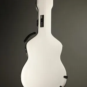 Calton Cases Orchestra Model, OM Case, White Exterior, Green Interior New