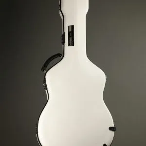 Calton Cases Orchestra Model, OM Case, White Exterior, Red Interior New