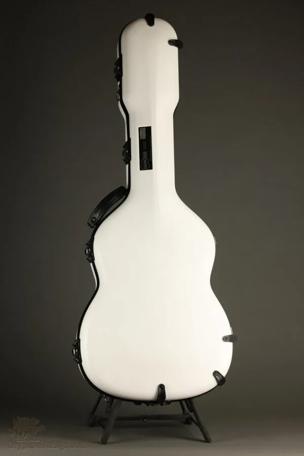 Calton Stratocaster Case, White with Green Interior – New