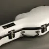 Calton Stratocaster Case, White with Green Interior – New