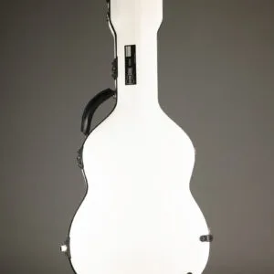 Calton Stratocaster Case, White with Red Interior – New