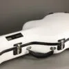 Calton Stratocaster Case, White with Red Interior – New