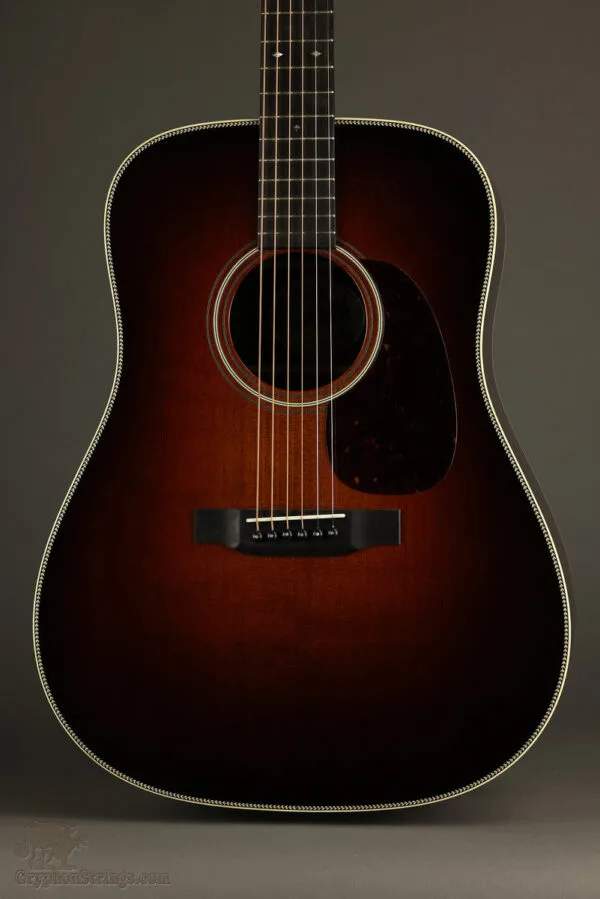 Collings D2H Baked Sitka Top and 1-3/4″ Nut Sunburst Acoustic Guitar – New