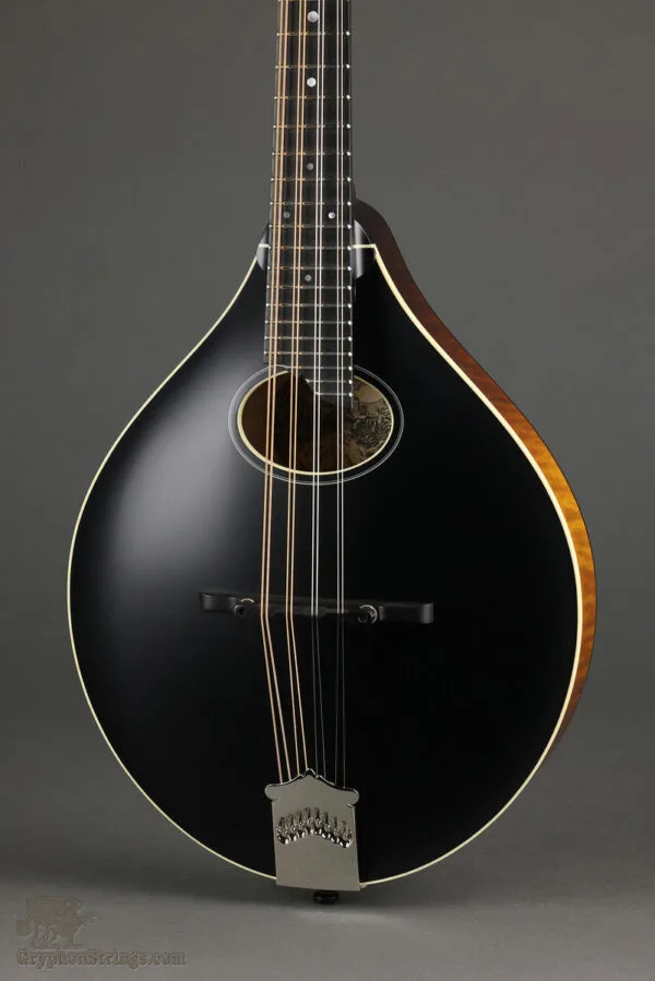 Collings MT O Black Top Mandolin & Ivoroid Binding – New