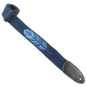 COTTON SERIES EMBROIDERED FEATHER BLUE