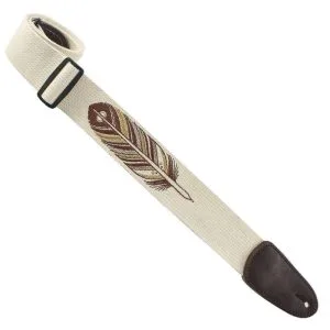 COTTON SERIES EMBROIDERED FEATHER NATURAL