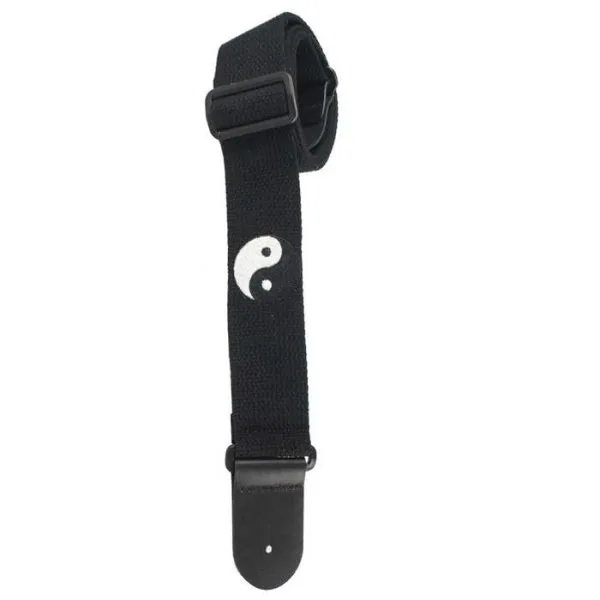 COTTON SERIES EMROIDERED YIN YANG BLACK