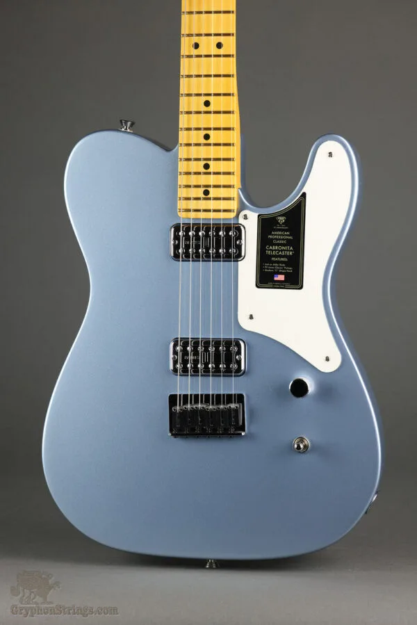 Fender 75th Anniversary American Professional Classic Cabronita Telecaster®, Maple Fingerboard, Ice Blue Metallic – New