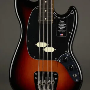Fender American Professional Classic Mustang Bass®, Rosewood Fingerboard, 3-Color Sunburst – New