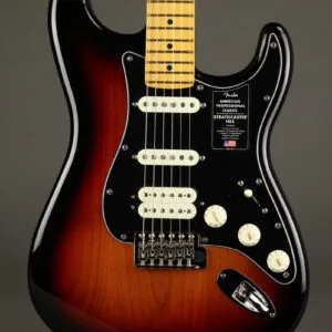 Fender American Professional Classic Stratocaster® HSS, Maple Fingerboard, 3-Color Sunburst – New