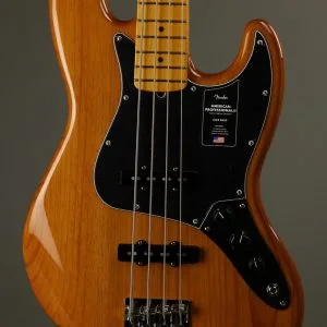 Fender American Professional II Jazz Bass®, Maple Fingerboard, Roasted Pine – New