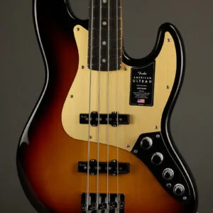 Fender American Ultra II Jazz Bass®, Ebony Fingerboard, Ultraburst – New