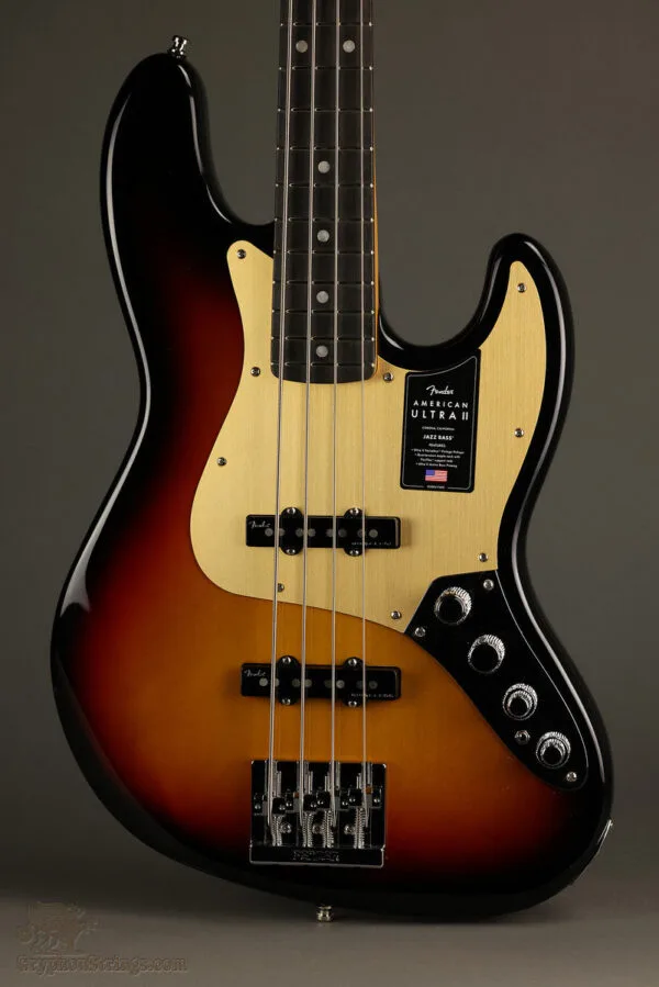 Fender American Ultra II Jazz Bass®, Ebony Fingerboard, Ultraburst – New