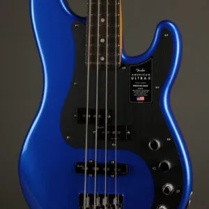 Fender American Ultra II Precision Bass®, Ebony Fingerboard, Noble Blue – New