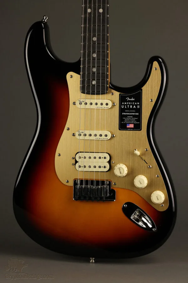 Fender American Ultra II Stratocaster® HSS, Ebony Fingerboard, Ultraburst – New