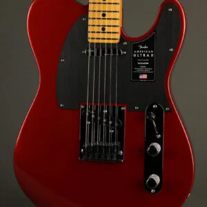 Fender American Ultra II Telecaster®, Maple Fingerboard, Sinister Red – New