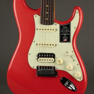 Fender American Ultra Luxe ’60s Stratocaster® HSS, Rosewood Fingerboard, Fiesta Red – New
