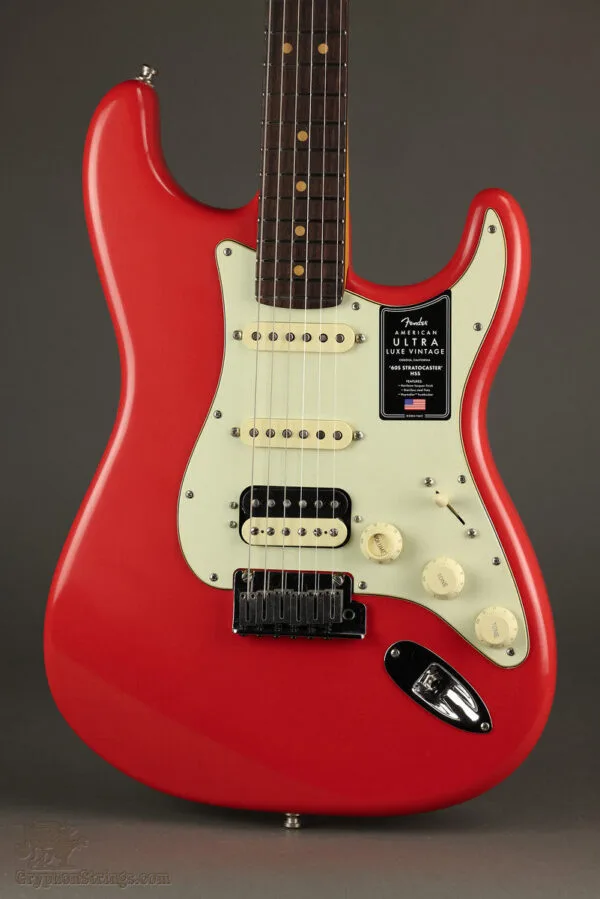 Fender American Ultra Luxe ’60s Stratocaster® HSS, Rosewood Fingerboard, Fiesta Red – New