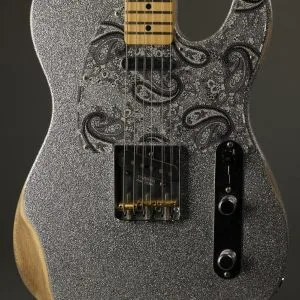 Fender Brad Paisley Road Worn Telecaster®, Maple Fingerboard, Silver Sparkle New