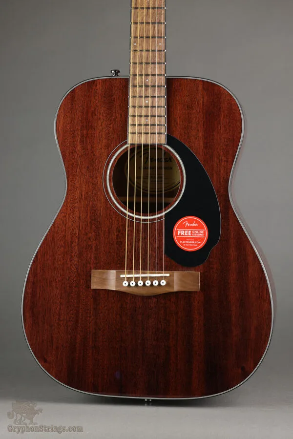 Fender CC-60S All-Mahogany Concert, Walnut Fingerboard, Natural – New